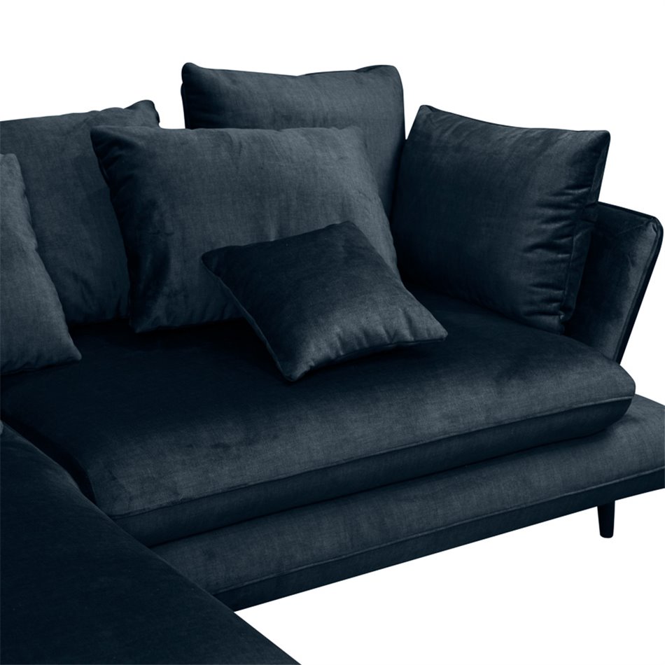 Sofa Wemonte, left corner, sleeping function, H90x283x181cm 