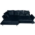 Sofa Wemonte, left corner, sleeping function, H90x283x181cm 