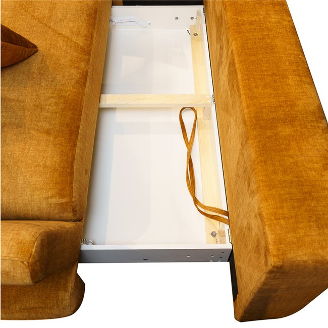 Sofa Wemonte, left corner, sleeping function, H90x283x181cm