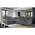 Corner sofa Elaurence L, Sawana 05, gray, H92x278x205