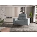 Armchair Eltorrenso, Savoi 100, gray, H103x125x113