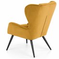 Arm chair Harion, mustard, 91x75x86cm, sedv.h-48cm