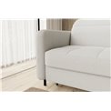 Corner sofa Elgomsi R, Royal 01, white, H100x228x165