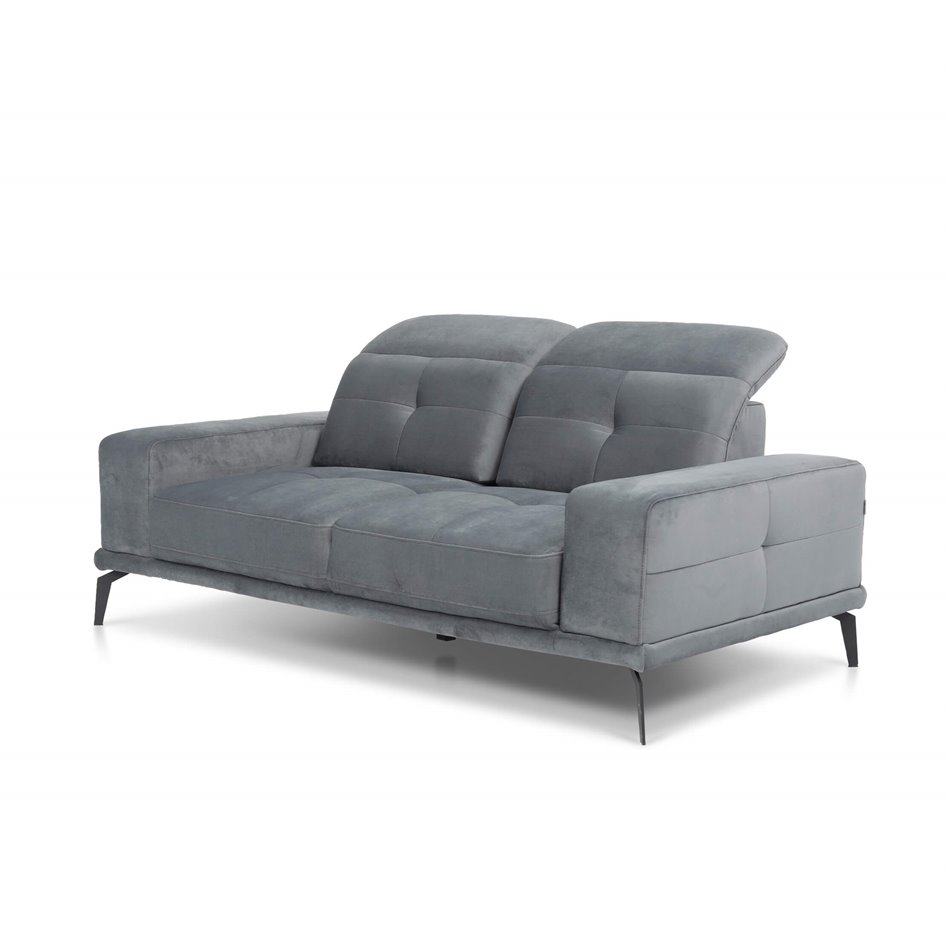 Sofa Eltorrenso, Poco 4, gray, H108x195x103cm