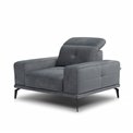 Armchair Eltorrenso, Savoi 100, gray, H103x125x113cm