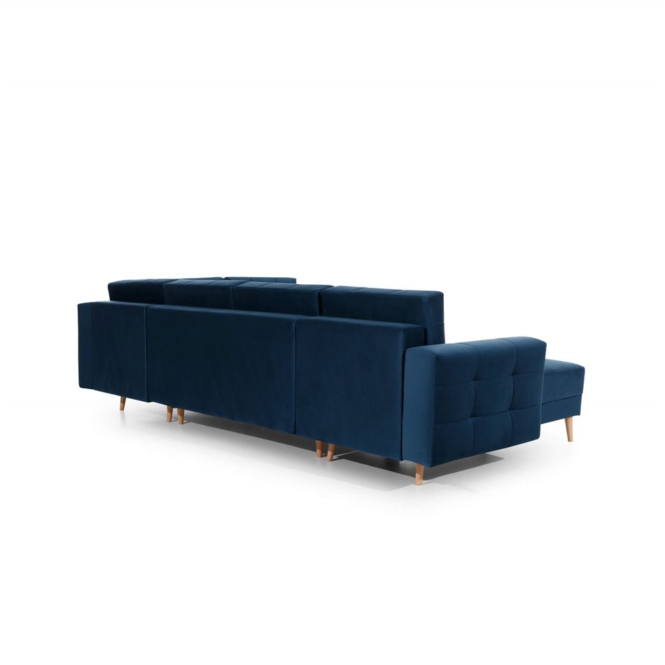 U shape sofa Elsgard U Reversible, Monolith 79, blue, H93x326x202cm