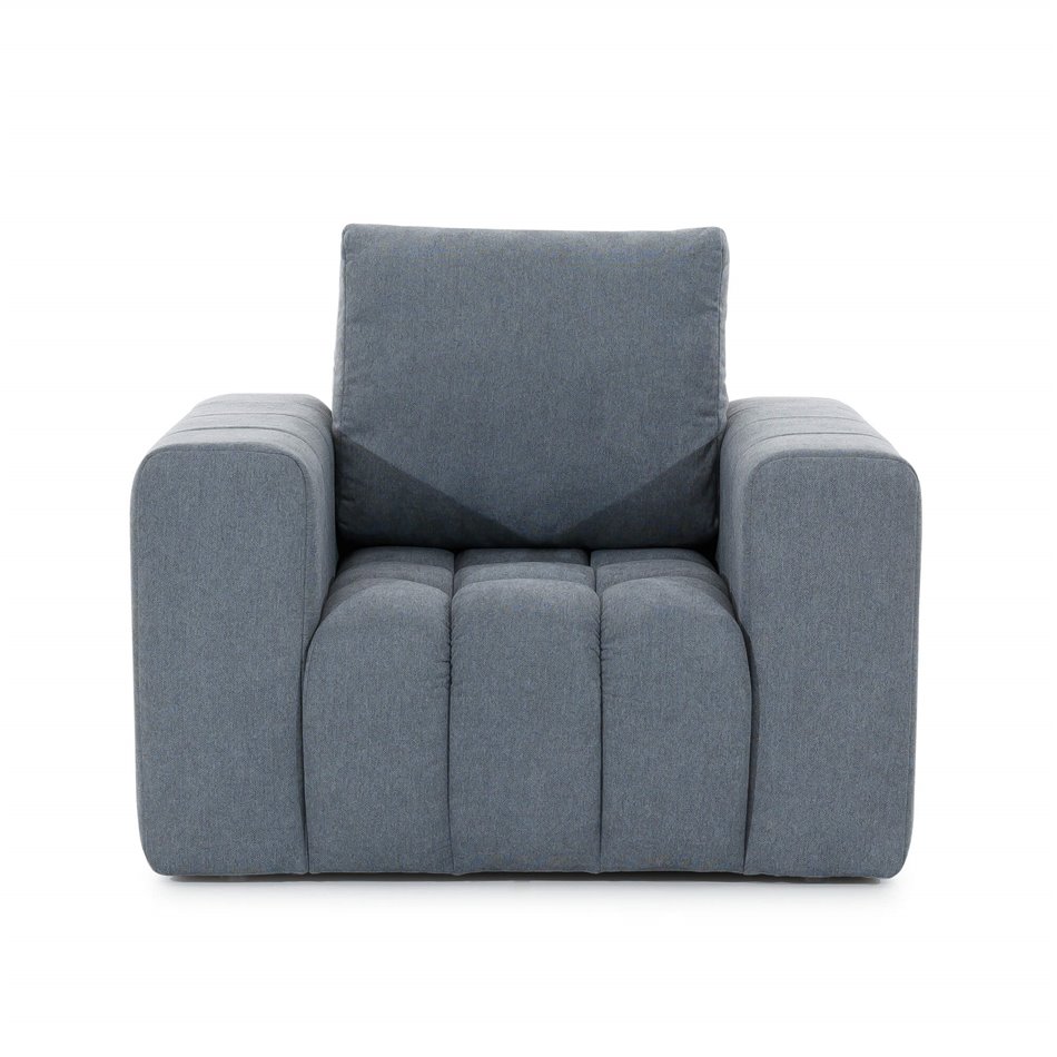 Armchair Elazaro, Grande 81, gray, H85x108x89cm