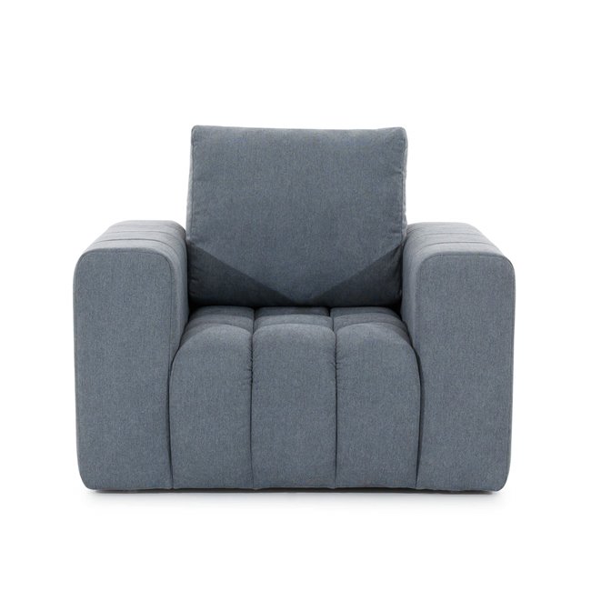 Armchair Elazaro, Grande 81, gray, H85x108x89cm