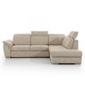 Corner sofa Eloreto L, Dora 21, beige, H102x260x60cm