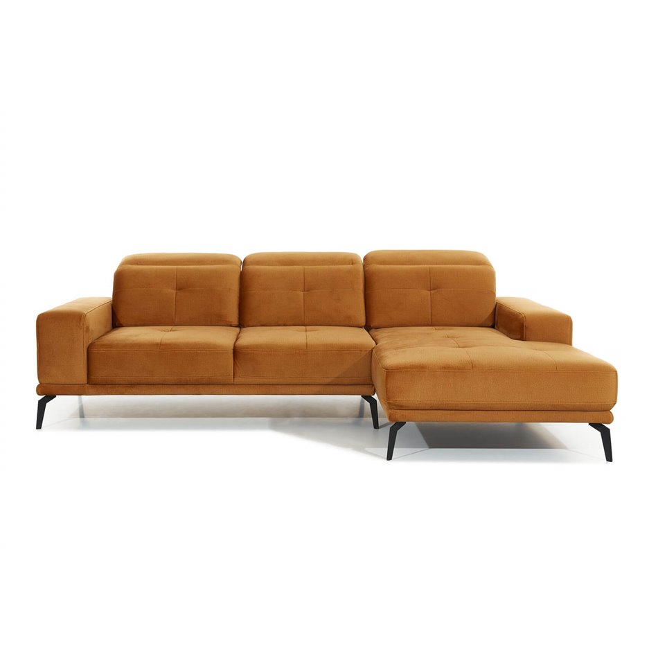 Corner sofa Eltorrenso R, Dora 21, beige, H98x265x53cm