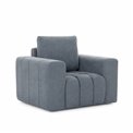 Armchair Elazaro, Grande 81, gray, H85x108x89cm