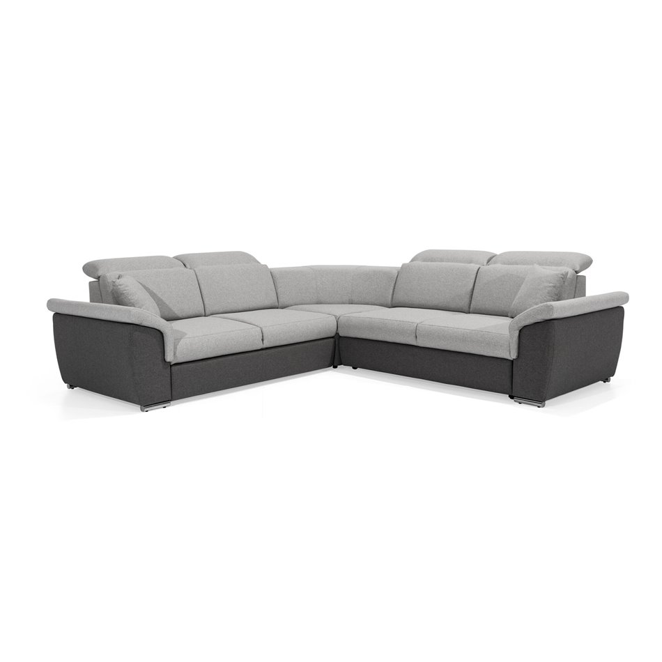 Corner sofa Elderico Symmetrical, Inari 96, gray, H102x268x268cm