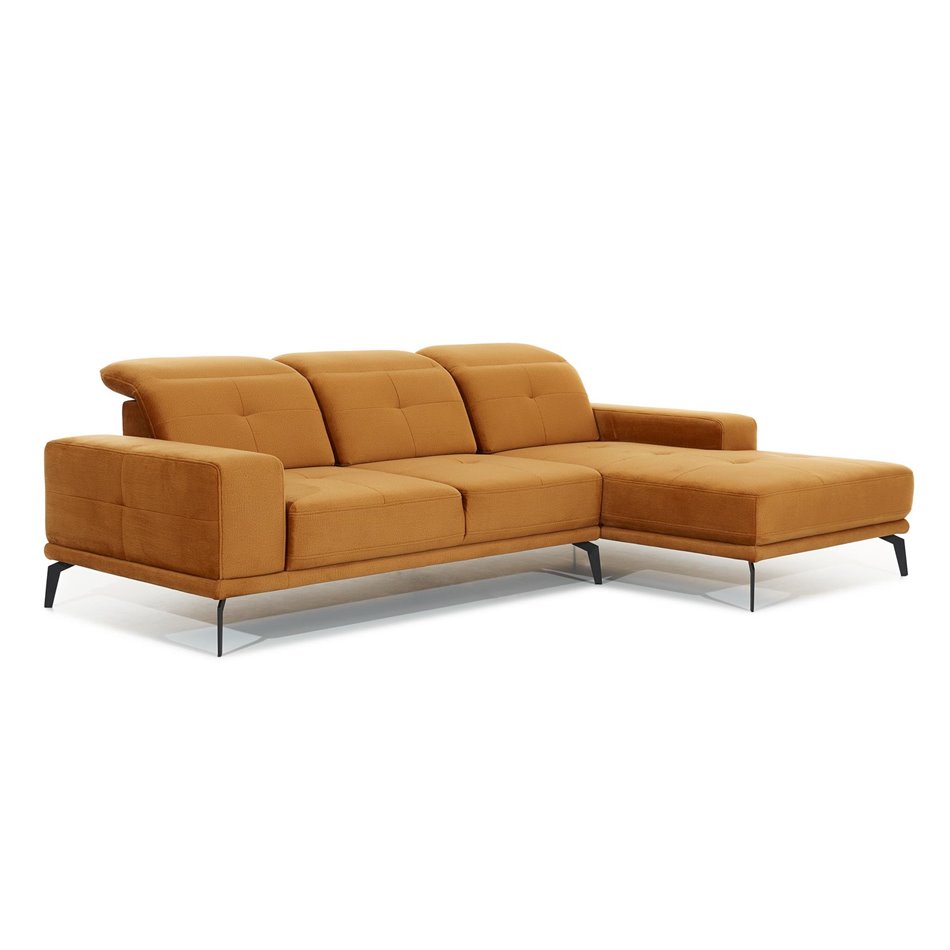 Corner sofa Eltorrenso R, Dora 21, beige, H98x265x53cm