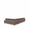 U shape sofa Elosette U Left, Grande 75, blue, H98x370x200cm