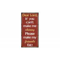 Wall deco "Dear Lord ...", H60x30cm