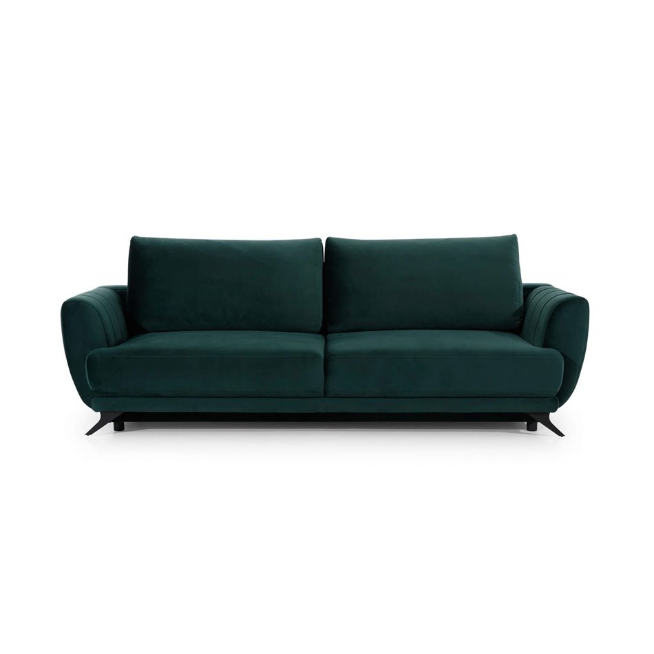 Sofa bed Elmego, Monolith 77, blue, H90x242x95cm