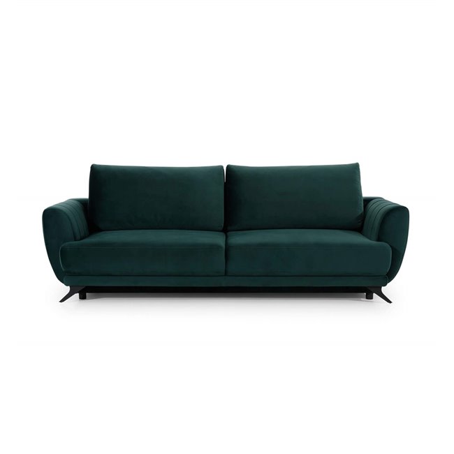 Sofa bed Elmego, Monolith 77, blue, H90x242x95cm