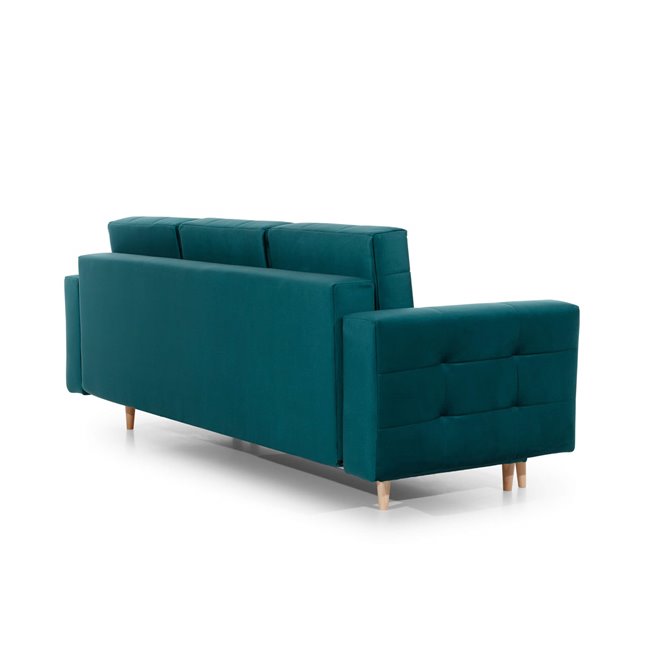 Sofa bed Elsgard, Kronos 13, blue, H93x233x46cm