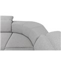 Corner sofa Elderico Symmetrical, Inari 96, gray, H102x268x268cm