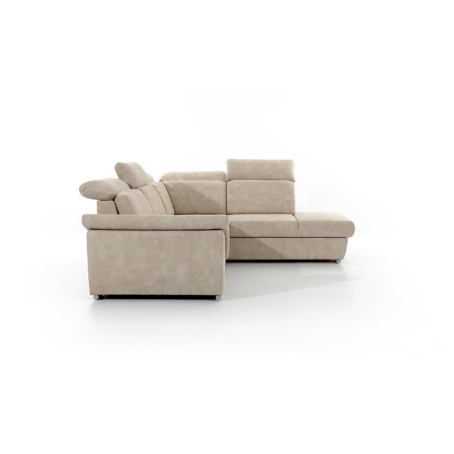 Corner sofa Eloreto L, Dora 21, beige, H102x260x60cm