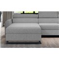 U shape sofa Elosette U Left, Grande 75, blue, H98x370x200cm