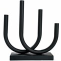 Candle holder Tonis, metal, 34x33cm