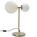 Table lamp Rossi, white/bronze, E14x1, G9x1, 3.5W(MAX), 33x15cm