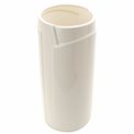 Vase Auda, cream/shiny, 20x20x45cm