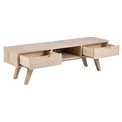 TV unit Alina, oak veneer, H45x150x40cm