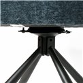 Dinner chair Aringo, dark blue, swivelling 180, 95x63x57cm