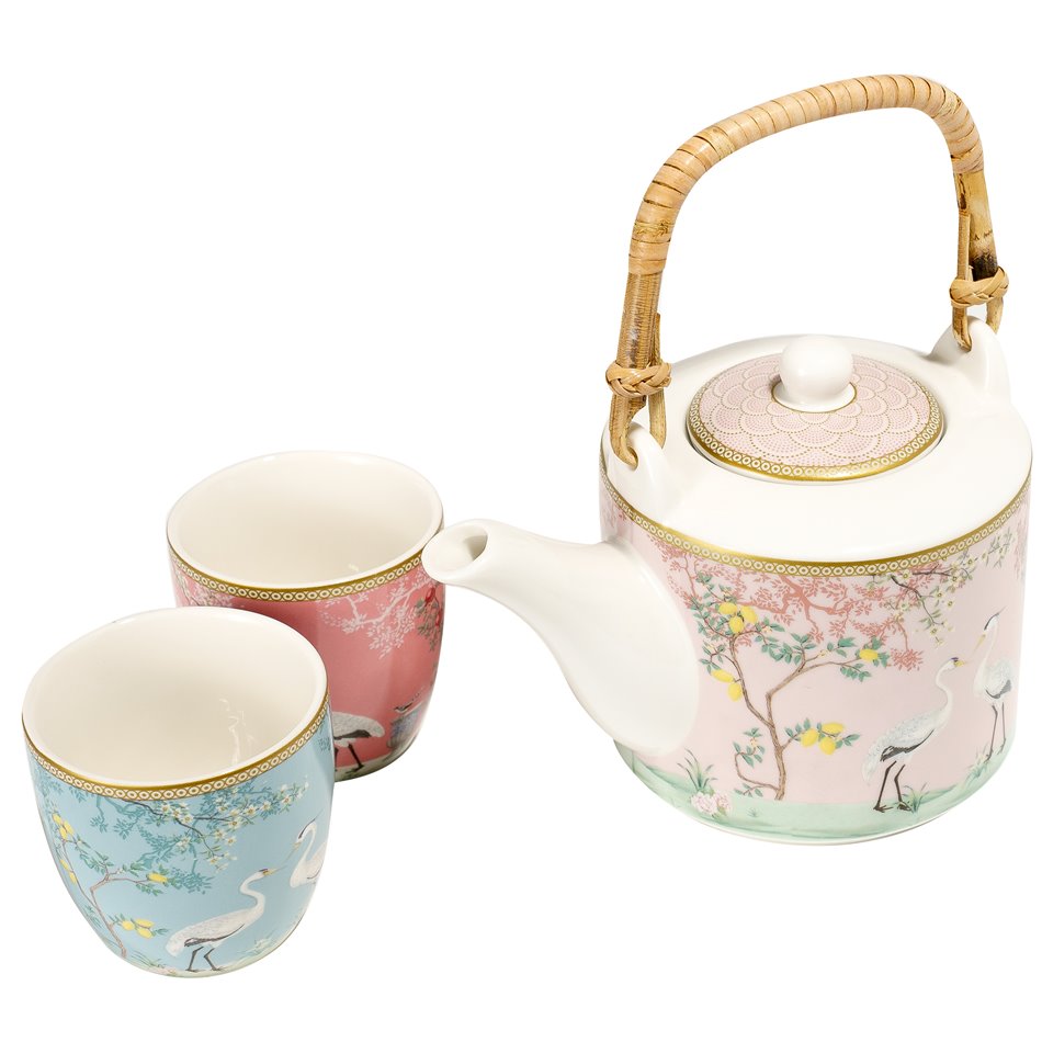 Teapot Jardin de Reves, with 2 cups, 160ml