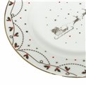 Porcelain side plate D19 cm CHRISTMAS LIGHTS