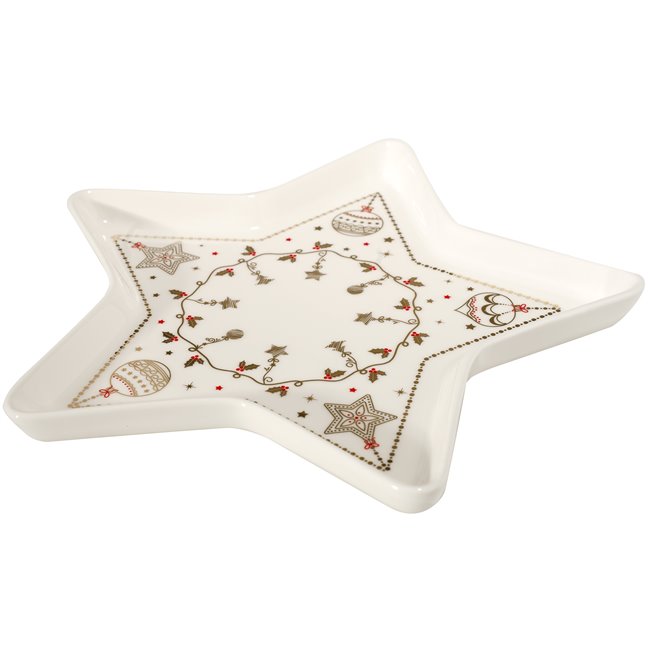 Dish Christmas Lights, porcelain, D19.5cm