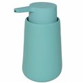 Soap dispenser Rub, turquoise, D8,3xH14,8cm