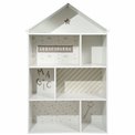 Bookshelf House, grey color, H115x73x30cm