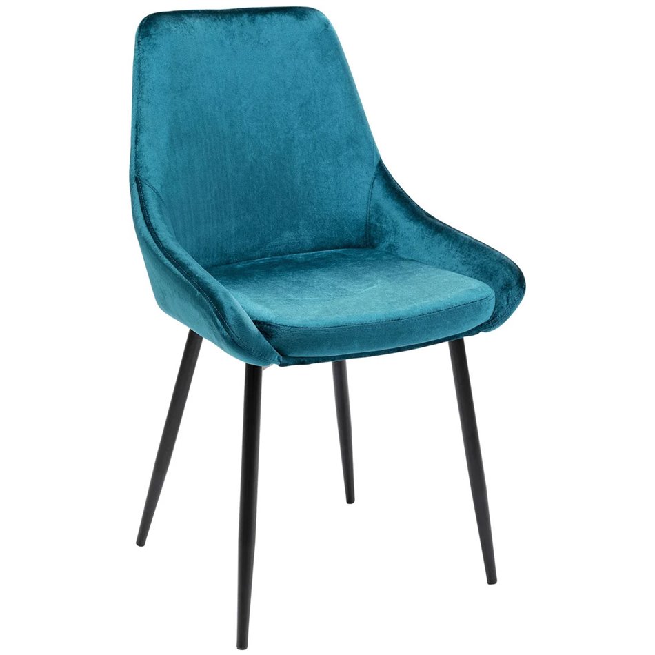 Chair East Side, bluegreen, 84x48x57cm