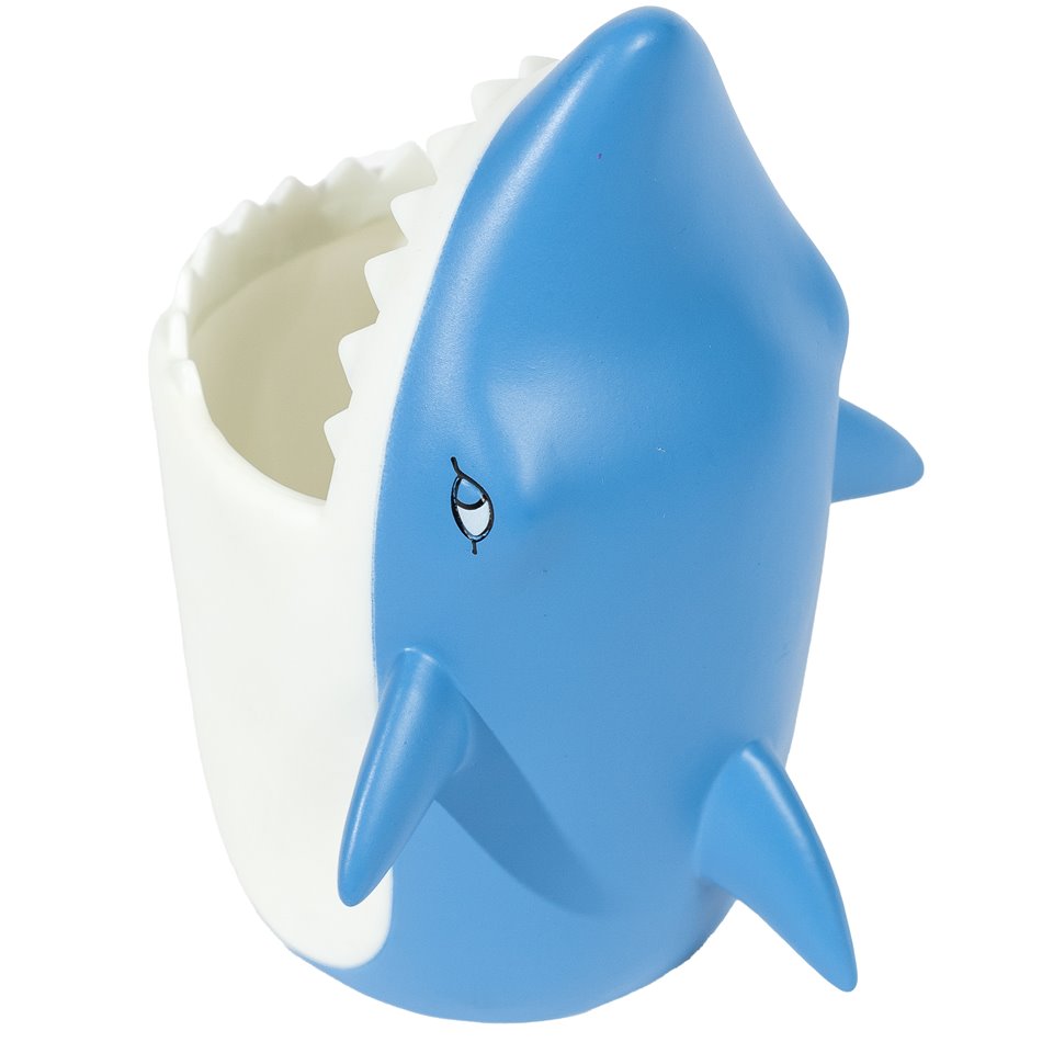 Toothbrush holder Shark, H14x11x10cm