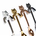 Coffee spoons Kitty set of 4, H11.5x3.5x1cm