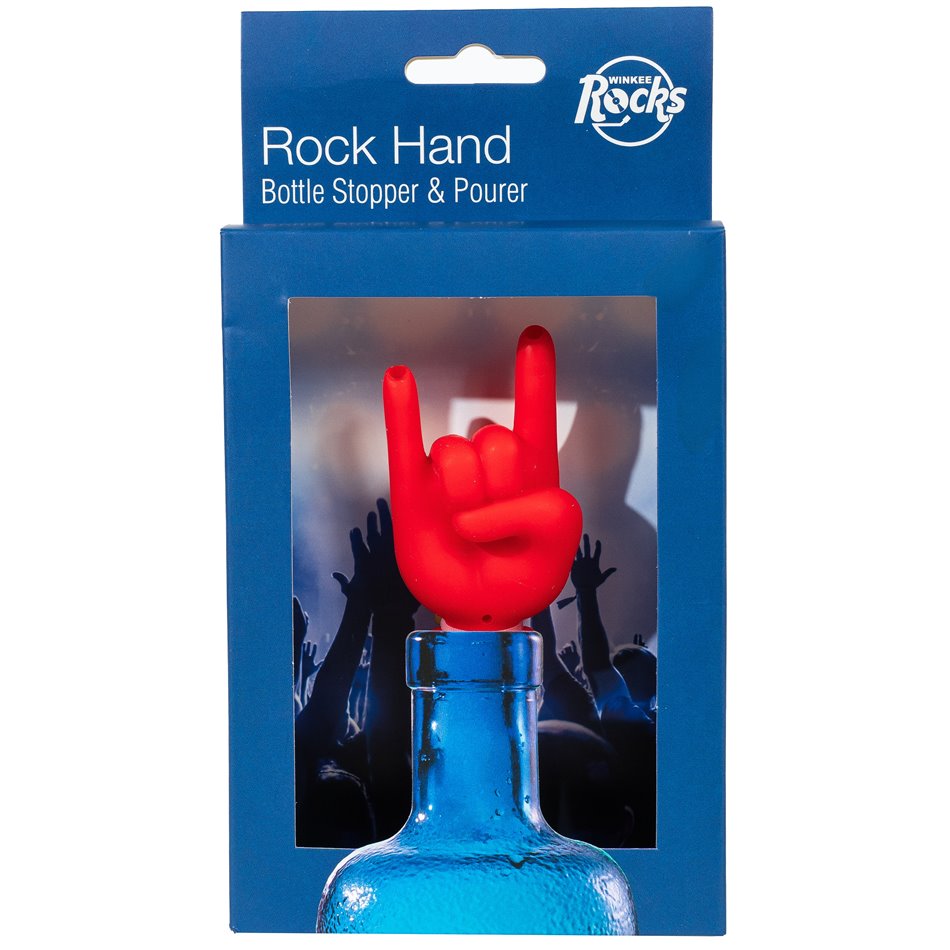 Bottle stopper Rock Hand, H23x11x3.5cm