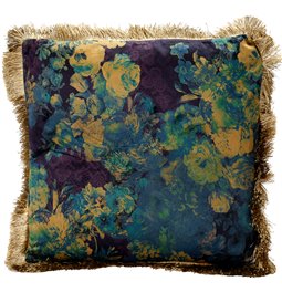 Cushion Flowers Purple, 15x45x45cm