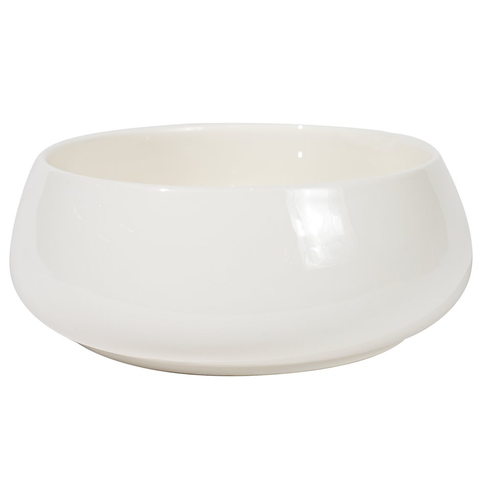 Bowl Nora, white color, porcelain, D15,3x6cm