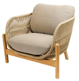 Кресло для отдыха Ladeona, акация, H80.4x86,4x62,5cm