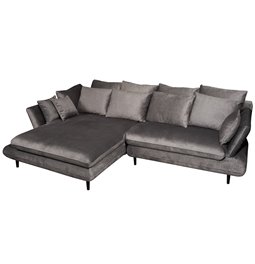 Sofa Wemonte, left corner, sleeping function, H90x283x181cm