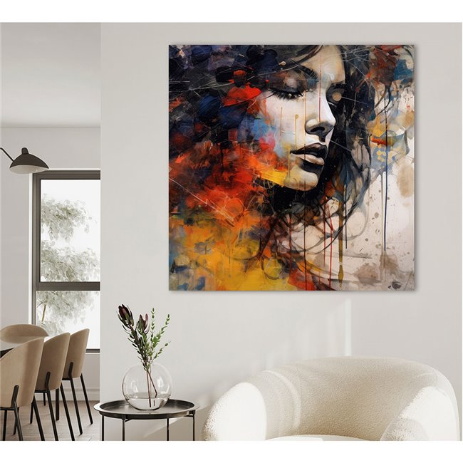 Digital print Dream of color, 95x95cm