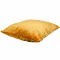 Decorative pillowcase Sorriso, gold color, 60x60cm