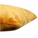 Decorative pillowcase Sorriso, gold color, 60x60cm