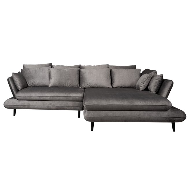 Sofa Wemonte, right corner, sleeping function, H90x283x181cm, seat height 47.5cm