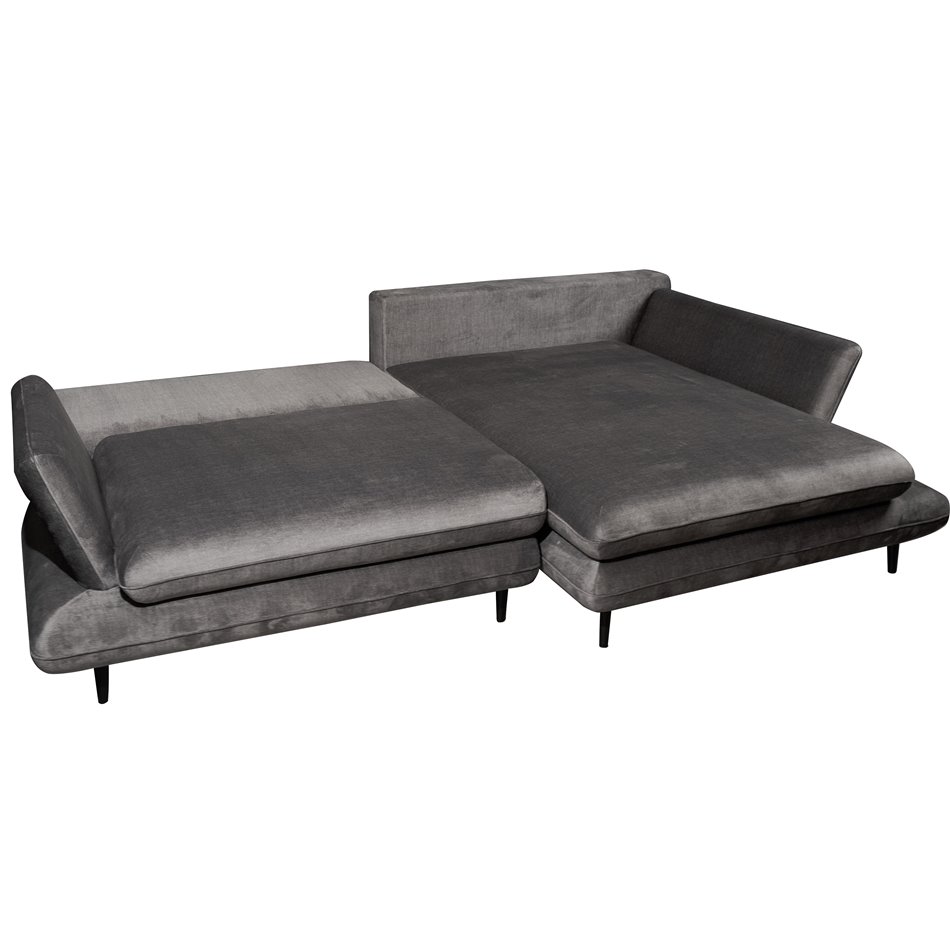 Sofa Wemonte, right corner, sleeping function, H90x283x181cm, seat height 47.5cm