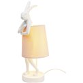 Table lamp Animal Rabbit, white/rose, H50x17x20cm, E14 5W(MAX)