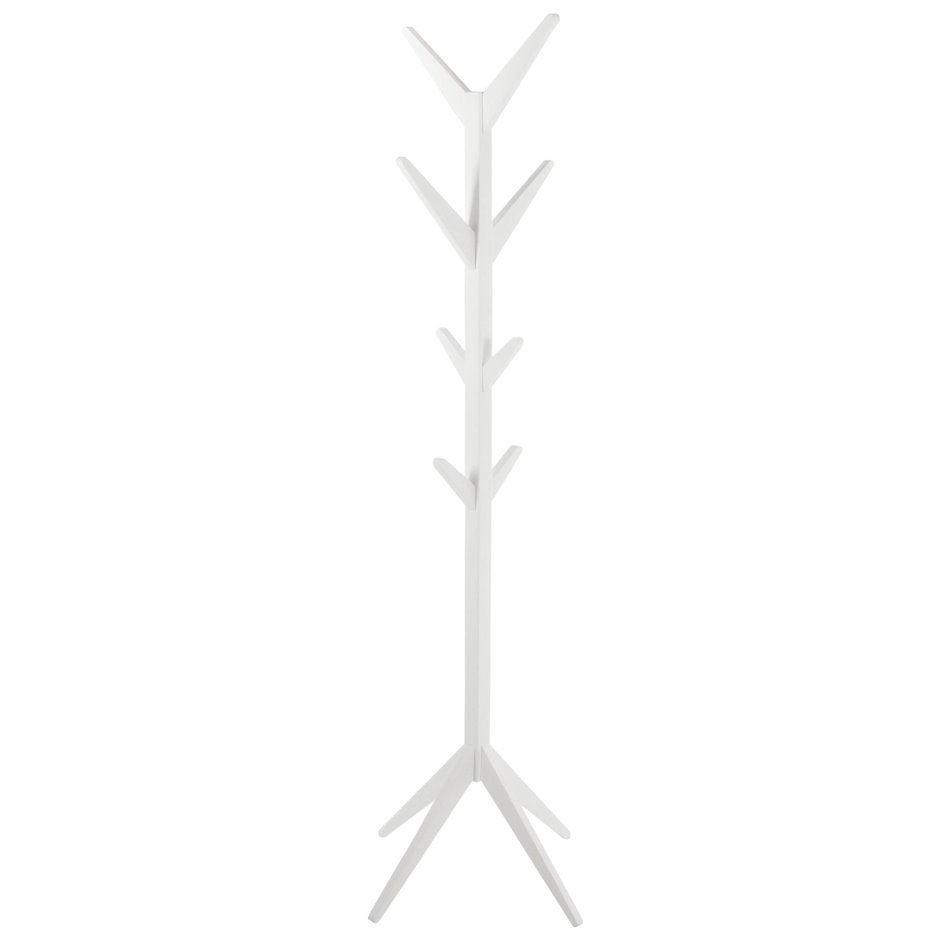 Coat hanger Arscot, white color, H178x42x42cm